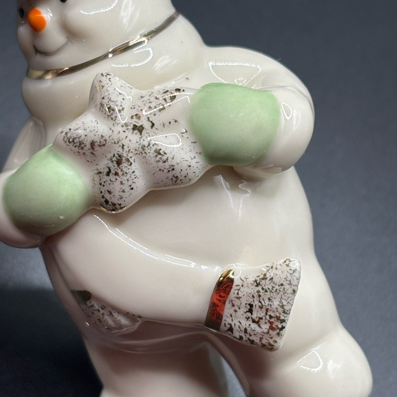 Lenox Porcelain Holiday Cheer Snowman Ornament, Christmas Tree Ornament NIB - Picture 6 of 8